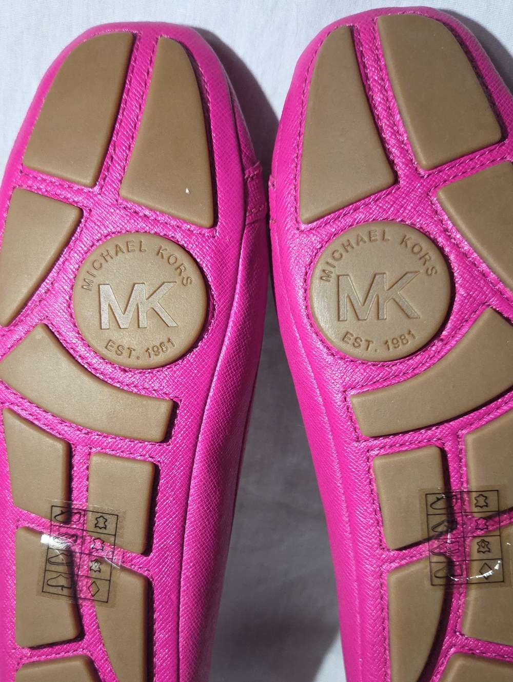MICHAEL KORS Pink Fuchsia Fulton Ballet Flats 8 1/2 Moccasins Loafers NEW 8.5 - Picture 6 of 8